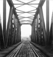 Emscher Fachwerkbrücke, Gelsenkirchen 1986